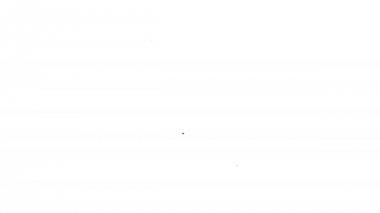 Gri Belge ve beyaz arka plan üzerinde kilit çizgisi simgesi. Dosya biçimi ve asma kilit. Güvenlik, güvenlik, koruma konsepti. 4k Video hareket grafik animasyon