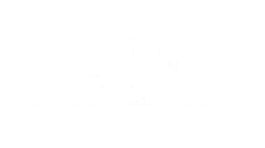 Siyah Pati baskı çizgisi simgesi beyaz arka plan üzerinde. Köpek ya da kedi pençesi izi. Hayvan izi. 4k Video hareket grafik animasyon