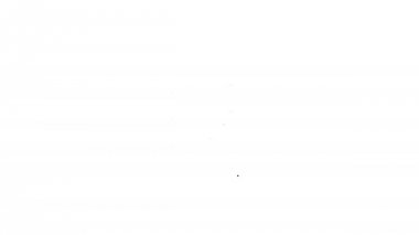 Siyah M3u dosya belge simgesi. Beyaz arka plan üzerinde m3u düğme satırı simgesini indirin. M3u dosya sembolü. 4k Video hareket grafik animasyon