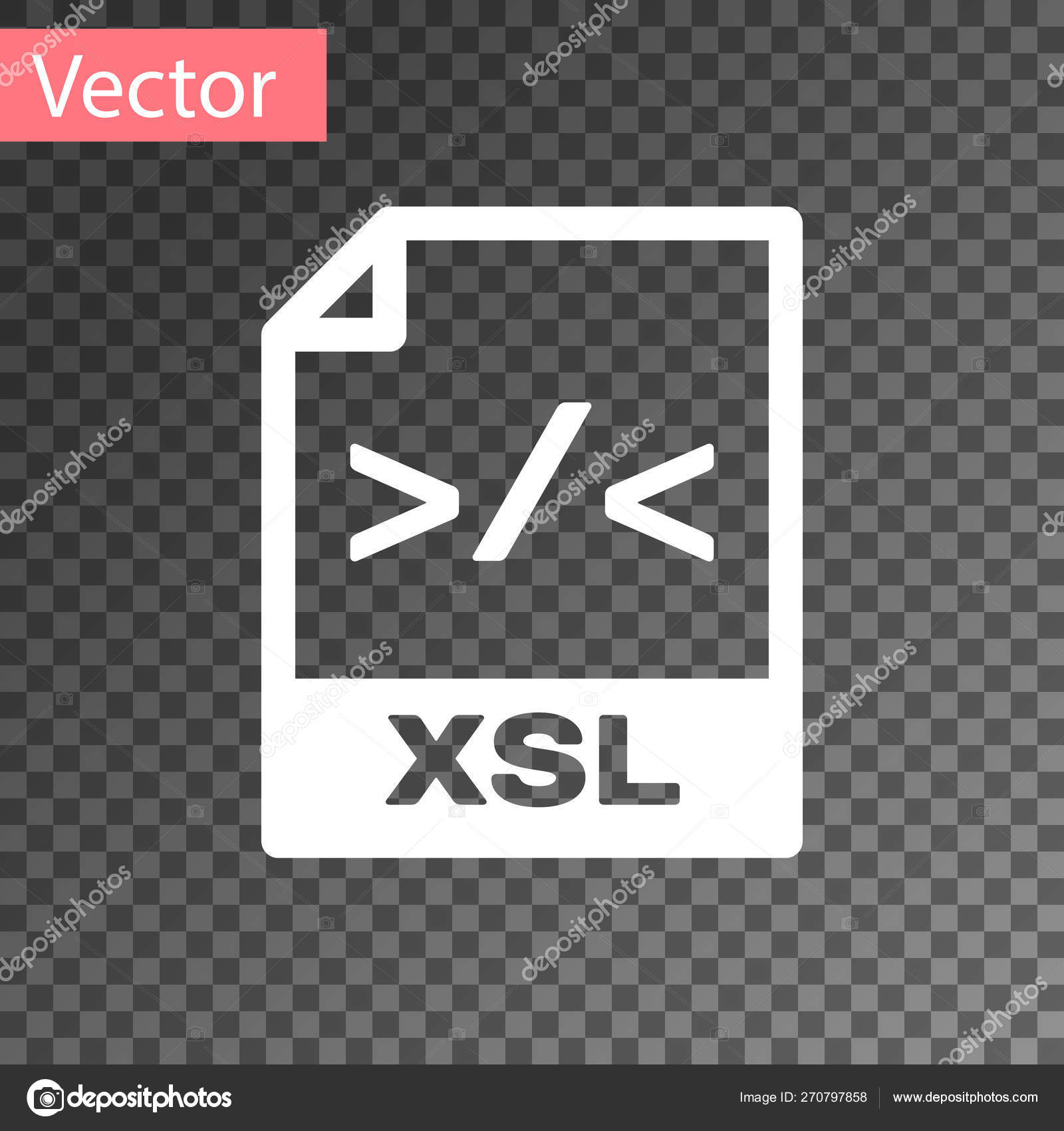 White Xsl File Document Icon Download Xsl Button Icon Isolated On Transparent Background Excel File Symbol Vector Illustration Vector Image By C Vectorvalera Gmail Com Vector Stock