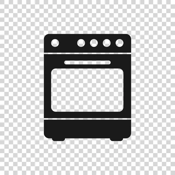 Ikon Grey Oven diisolasi pada latar belakang transparan. Menyimpan tanda oven gas. Ilustrasi Vektor - Stok Vektor