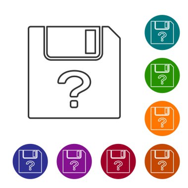 Gri Bilinmeyen belge satırı simgesi beyaz arka planda yalıtılmış. Soru işareti içeren dosya. Raporu, hizmeti ve genel arama işaretini tutun. Simgeyi renk çemberi düğmelerinde ayarlayın. Vektör İllüstrasyonu