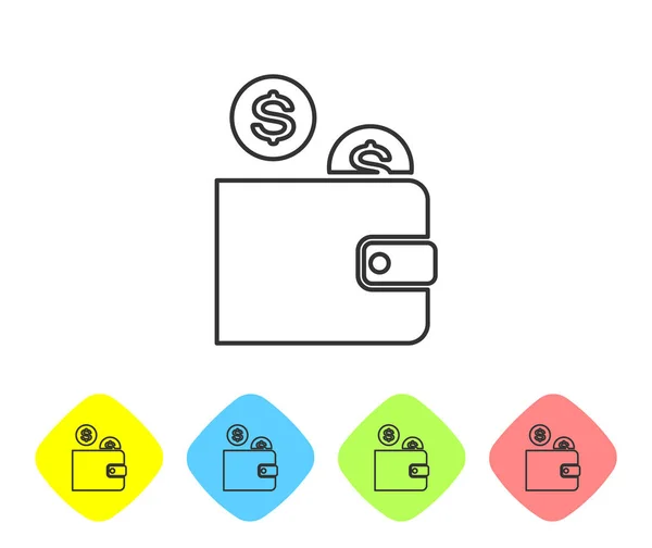 ドル財布菱形アイコンストックベクター ロイヤリティフリードル財布菱形アイコンイラスト Depositphotos