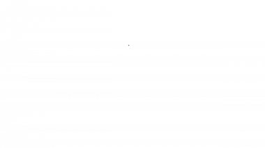 Siyah Tabela beyaz arka plan üzerinde satır simgesi asılı. Reklam bar, kafe, pub, restoran için uygundur. 4k Video hareket grafik animasyon