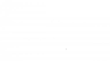 Beyaz arka plan üzerinde Siyah Barbekü ızgara çizgi simgesi. Barbekü ızgara partisi. 4k Video hareket grafik animasyon