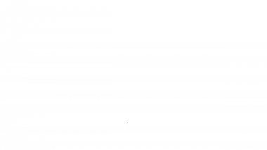 Beyaz arka plan üzerinde su hattı simgesi siyah Şişe. Soda su içecek işareti. 4k Video hareket grafik animasyon