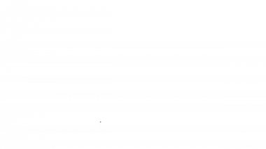 Beyaz arka plan üzerinde Siyah Konuşma kabarcık sohbet satırı simgesi. İleti simgesi. İletişim veya yorum sohbet sembolü. 4k Video hareket grafik animasyon