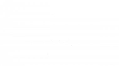 Beyaz arka planda tornavida ve anahtar hattı simgesi ne kadar siyah Usb flash sürücü. Ayarlama, servis, ayar, bakım, onarım, sabitleme. 4k Video hareket grafik animasyon