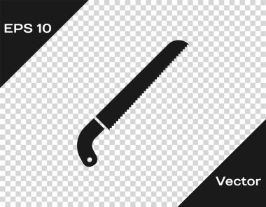 Grey Garden şeffaf arka planda izole simgesi gördü. Vektör Illustration