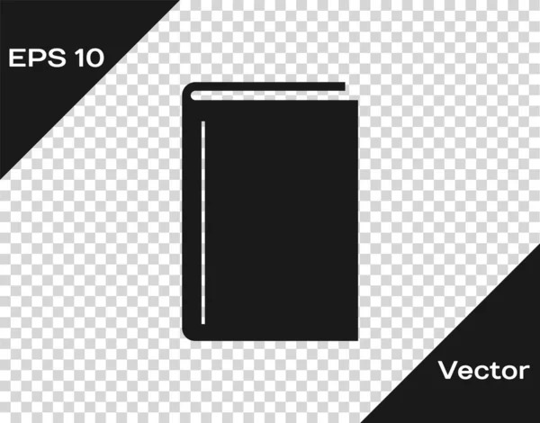 Grå bog ikon isoleret på gennemsigtig baggrund. Illustration af vektor – Stock-vektor