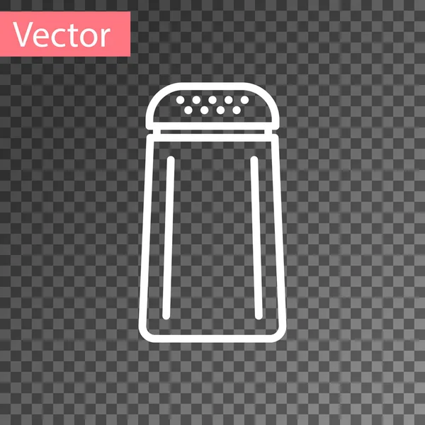 Ícone de sal e pimenta branca isolado em fundo transparente. Cozinhar especiarias. Ilustração vetorial — Vetor de Stock