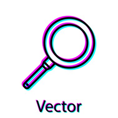 Siyah kızartma tavası simgesi beyaz arkaplanda izole edildi. Kızartma veya kızartma gıda sembolü. Vektör İllüstrasyonu
