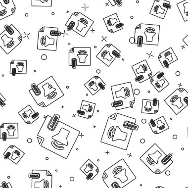 Siyah satır Wma dosya belgesi. Wma düğme simgesi beyaz arka plan üzerinde izole sorunsuz desen indirin. Wma dosya sembolü. Wma müzik formatı işareti. Vektör İllüstrasyonu