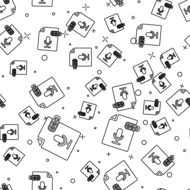 Siyah satır Ogg dosya belgesi. Beyaz arka plan üzerinde izole edilmiş ogg düğmesi simgesini indirin. Ogg dosya sembolü. Vektör İllüstrasyonu