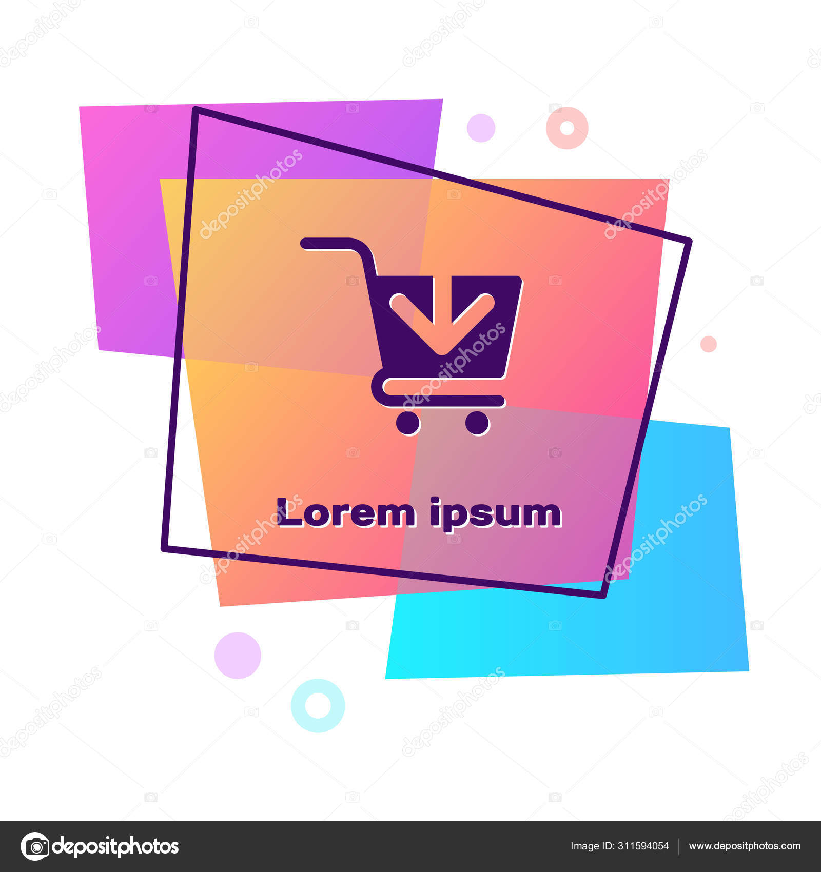 Purple Add to Shopping cart icon isolated on white background. Online  buying concept. Delivery service sign. Supermarket basket symbol. Color  rectangle button. Vector Illustration Stock Vector Image by  ©vectorvalera@ #311594054