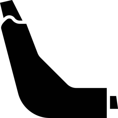 Siyah astım ikonu beyaz arkaplanda izole edildi. Öksürük şurubu, solunum, alerjik hasta. Vektör İllüstrasyonu