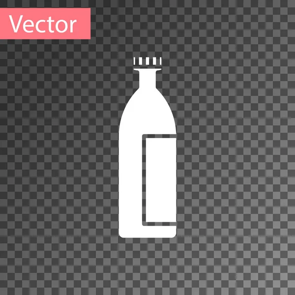 Icono Tubo Cosmético Crema Blanca Loción Aislado Sobre Fondo Transparente — Vector de stock