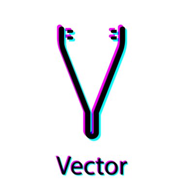 Siyah tıbbi cımbız ikonu beyaz arka planda izole edilmiş. İlaç ve sağlık. Anatomik cımbız. Vektör İllüstrasyonu