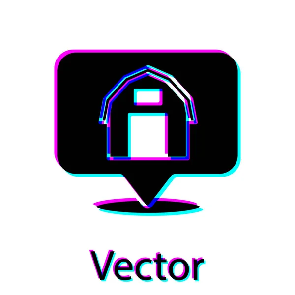 Черная Икона Дома Лосьона Выделена Белом Фоне Вектор — стоковый вектор