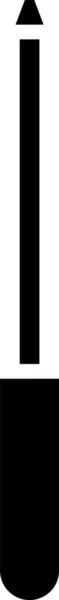 Icono Afilador Cuchillo Negro Aislado Sobre Fondo Blanco Ilustración Vectorial — Vector de stock