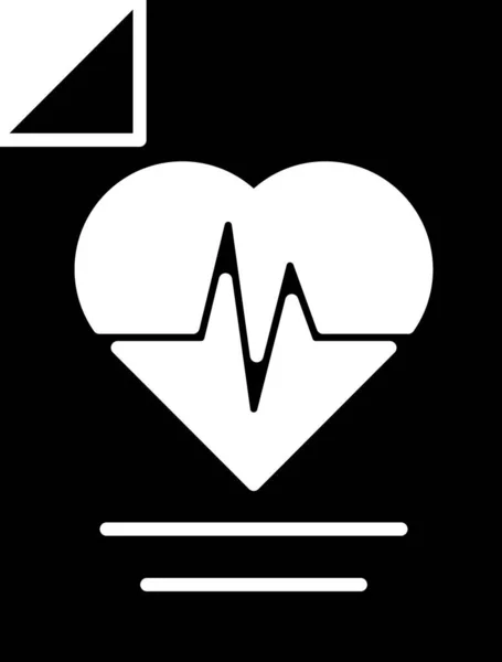 Μαύρο Εικονίδιο Ασφάλισης Υγείας Απομονώνονται Λευκό Φόντο Προστασία Ασθενών Ασφάλεια — Διανυσματικό Αρχείο
