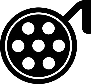 Siyah cerrahi lamba ikonu beyaz arkaplanda izole edilmiş. Vektör İllüstrasyonu.