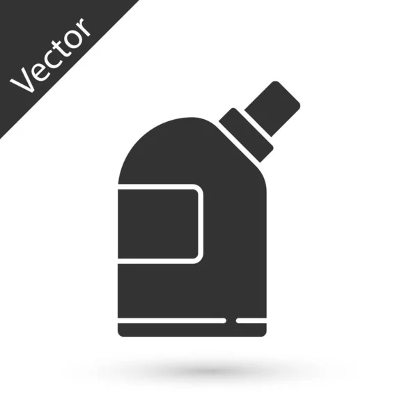 Graue Plastikflaschen Für Waschmittel Bleichmittel Spülmittel Oder Ein Anderes Reinigungsmittel — Stockvektor