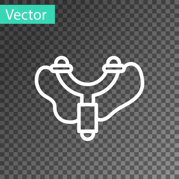 Иконка Рогатка Выделена Прозрачном Фоне Вектор — стоковый вектор