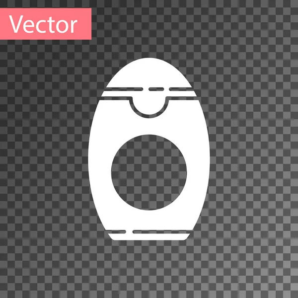 Белая Бутылка Иконки Шампуня Выделена Прозрачном Фоне Векторная Миграция — стоковый вектор