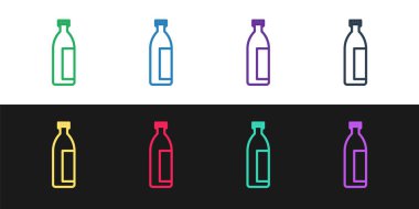 Çizgi kremi ya da losyon kozmetik tüp simgesini siyah beyaz arkaplanda izole et. Erkekler için vücut bakım ürünleri. Vektör İllüstrasyonu.