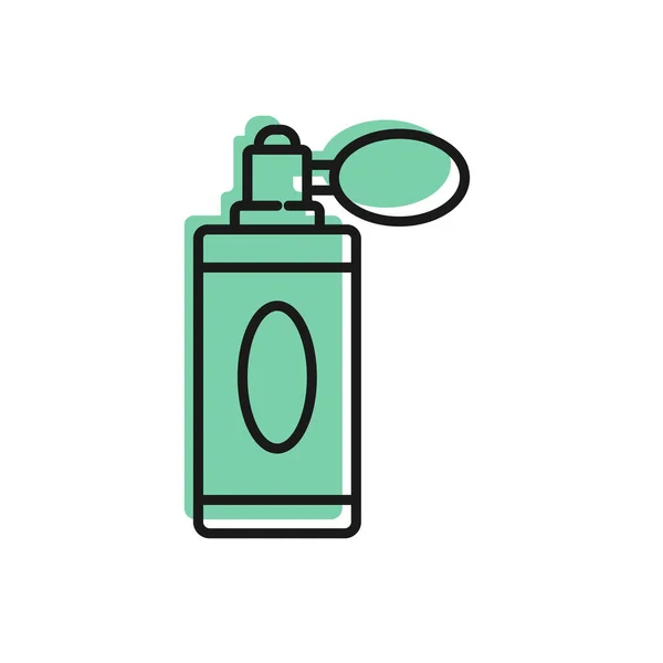 Пляшку Aftershave Іконою Атомізатора Ізольовано Білому Тлі Ікона Спрею Кельна — стоковий вектор