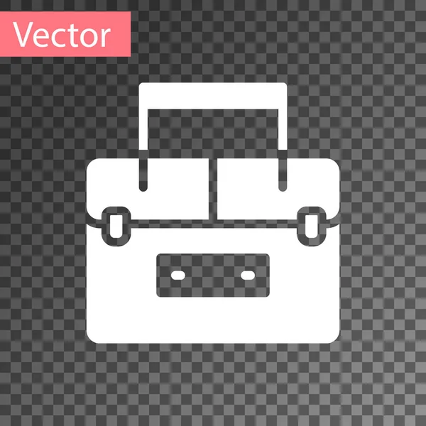 Witte Kast Doos Container Voor Wobbler Vistuig Visserij Apparatuur Pictogram — Stockvector