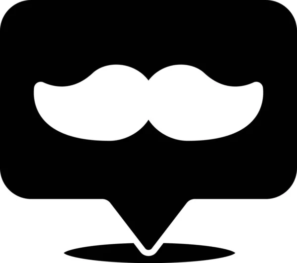Schwarze Barbershop Ikone Isoliert Auf Weißem Hintergrund Friseur Logo Oder — Stockvektor
