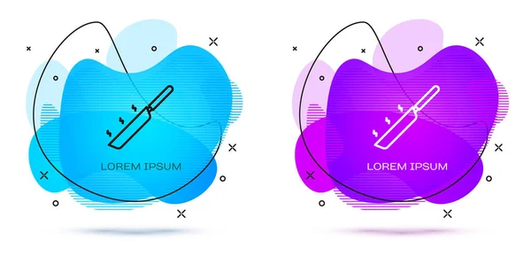 프라이팬 아이콘은 배경에 분리되어 있습니다 고기를 튀기거나 볶는다 형태의 사기적 — 스톡 벡터