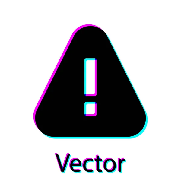 삼각형 아이콘에 느낌표가 배경에 분리되어 있습니다 표지판 표지판 Vector — 스톡 벡터