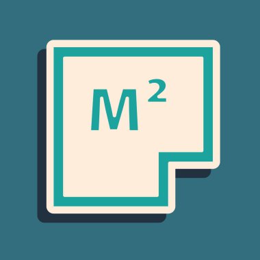 Yeşil arka planda sera planı simgesi izole edildi. Uzun gölge tarzı. Vektör.