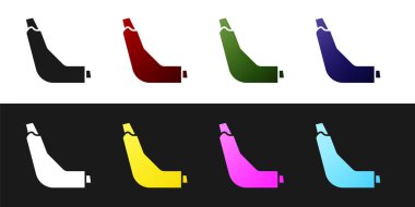 Solunum aygıtı simgesini siyah ve beyaz arkaplanda izole et. Öksürük şurubu, solunum, alerjik hasta. Vektör İllüstrasyonu.