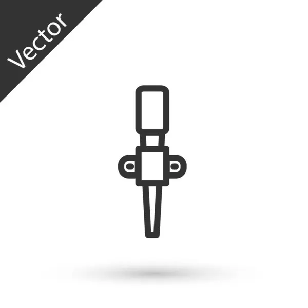 아이콘은 배경에서 분리되었습니다 화염의 타오르는 상징한다 Vector — 스톡 벡터