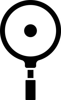 Siyah kızartma tavası simgesi beyaz arkaplanda izole edildi. Kızartma veya kızartma gıda sembolü. Vektör.