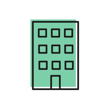 Parlayan neon ev simgesi tuğla duvar arkasında izole edilmiş. Ev sembolü. Vektör.