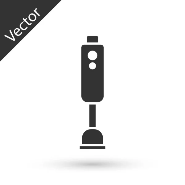Иконка Grey Blender Выделена Белом Фоне Кухня Электрический Стационарный Блендер — стоковый вектор