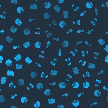 Pasta grafiği bilgisini ayarla, erkek giysisi kullanıcısı, dolar çanağı yerleştir ve sertifika şablonunu kusursuz desen üzerine yerleştir. Vektör.