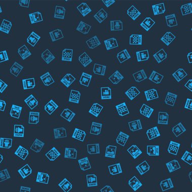 JPG dosya belgesini, PNG, MOV ve WMA 'yı pürüzsüz desen üzerinde ayarla. Vektör.