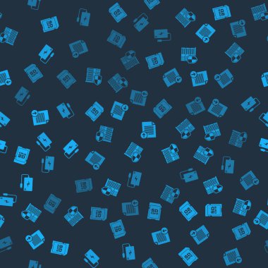 SD kart, kalkanlı sunucu, dosya yükleme ve güç bankasını sorunsuz bir şablona ayarla. Vektör.