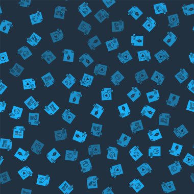 PSD dosya belgesini, EPS, GIF ve DOC 'u pürüzsüz desen üzerinde ayarla. Vektör.