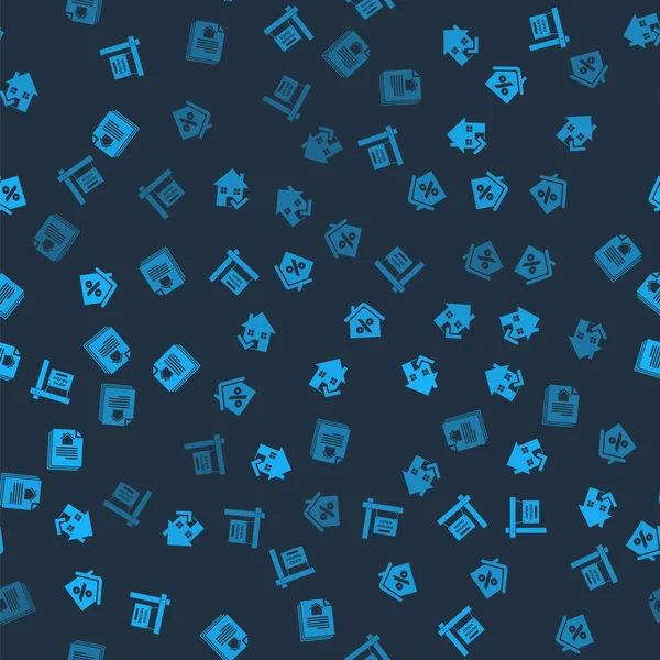 Ev gösterimi, ev kontrol işareti, perkant ve kusursuz desen üzerinde kontrat ayarlayın. Vektör.