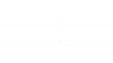 Siyah çizgi Akıllı şifreli kilit simgesi beyaz arkaplanda izole edildi. Kombinasyon asma kilit. Güvenlik, güvenlik, koruma, şifre, gizlilik. 4K Video hareketli grafik canlandırması