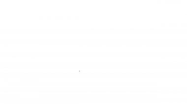 Beyaz arka planda dolar sembolü olan siyah çizgi evi. Ev ve para. Emlak konsepti. 4K Video hareketli grafik canlandırması