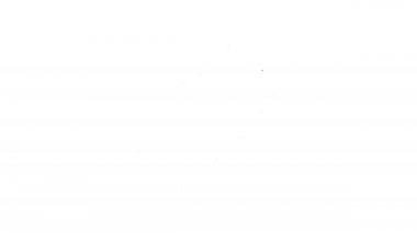 Beyaz arka planda izole edilmiş Karadeniz salatalık ikonu. Deniz yemeği. 4K Video hareketli grafik canlandırması