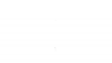 Siyah çizgi araba servis simgesi beyaz arkaplanda izole edildi. Otomobil tamircisi. Tamirci oto tamircisi. Bakım tabelası. 4K Video hareketli grafik canlandırması